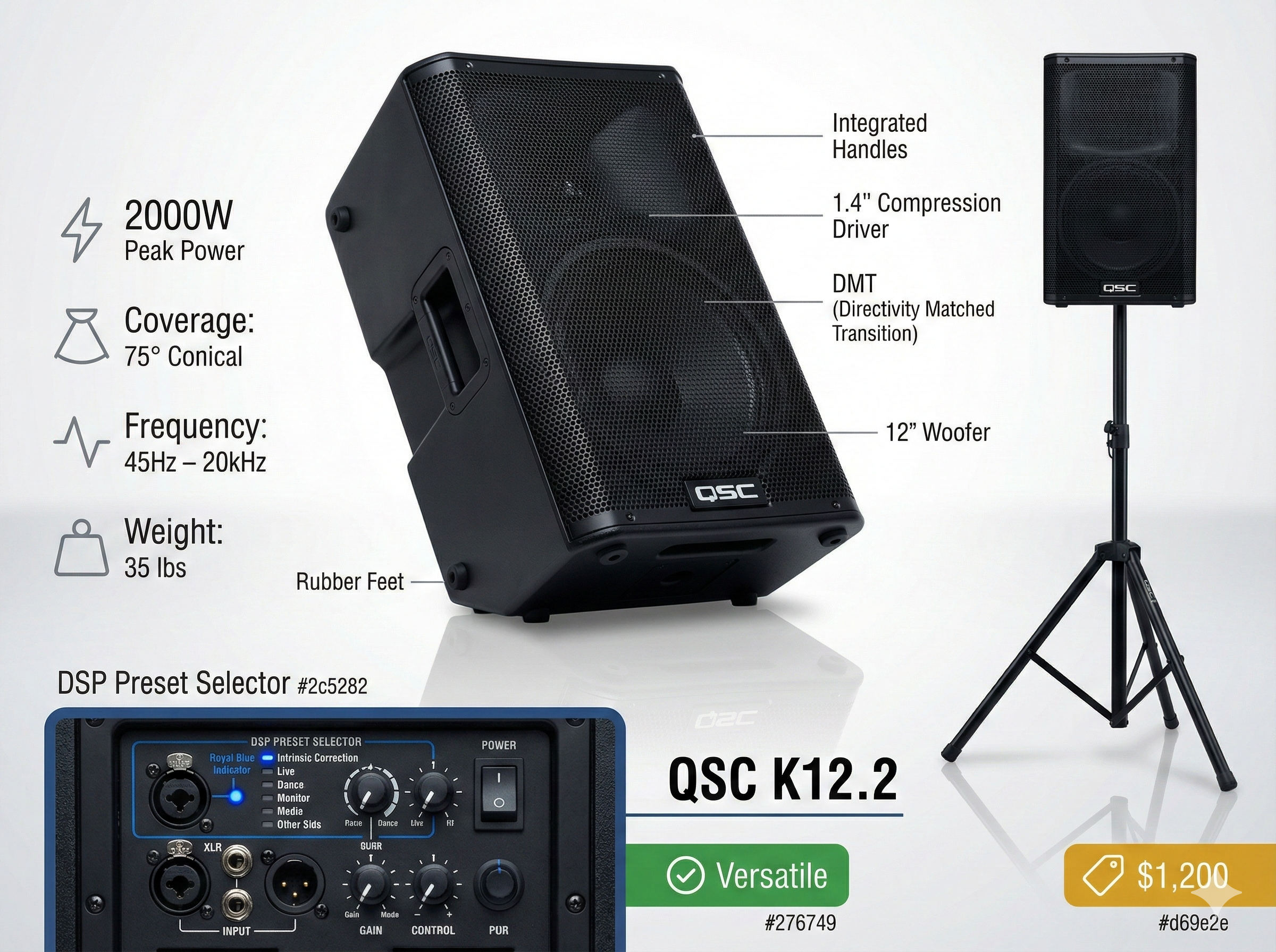 QSC K12.2 Active Speaker